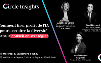 Evènement : Circle Insight 27/09/2023 – AI for Gender Diversity